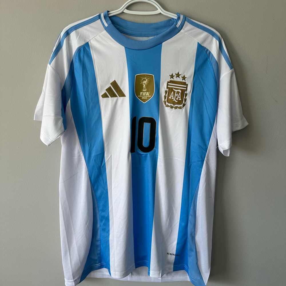 Lionel Messi Argentina New Men’s Home Soccer Jersey